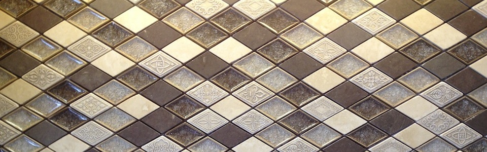 Decorative Tile Mosaic Focal Point Backsplash in Kitchen Remodel B